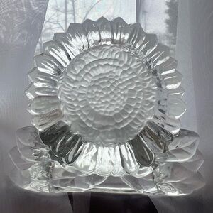 Sunflower Partylite glass tea light